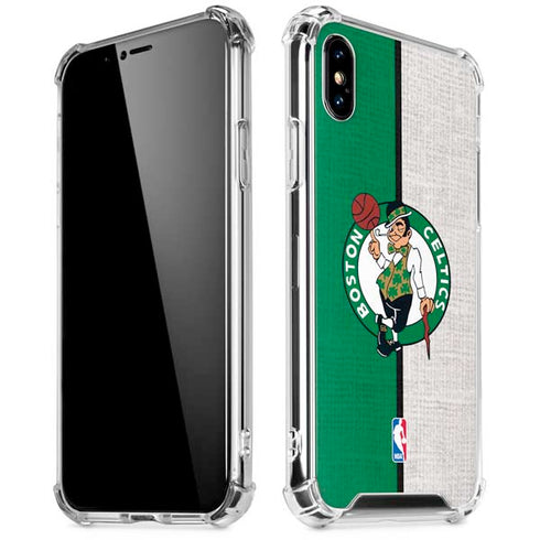 NBA Boston Celtics Canvas iPhone XS Max Clear Case